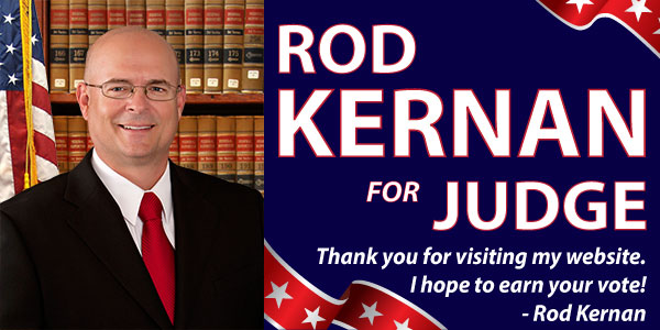 Rod Kernan for Judge